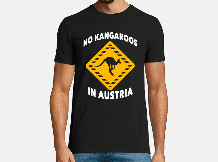 No kangaroos in | austria t-shirt tostadora