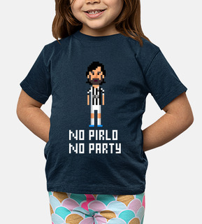 No Pirlo No Party 8 Bits (Camiseta Niño)