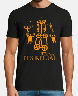 no se que es pero es ritual, una frase tipica de un arqueologo con dibujos de la edad del bronce