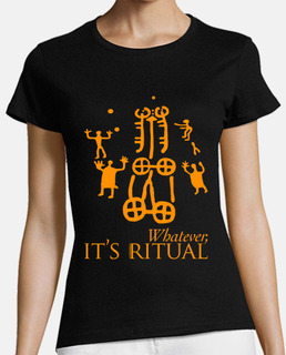 no se que es pero es ritual, una frase tipica de un arqueologo con dibujos de la edad del bronce