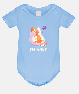 no talk me im angy cute chubby cat