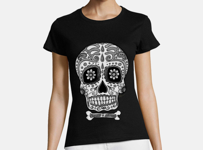 Tee shirt femme discount tete de mort mexicaine