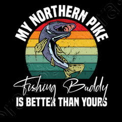 Northern pike fishing gear pike fisher hoodie