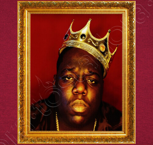 notorious big with crown notorious big with crown