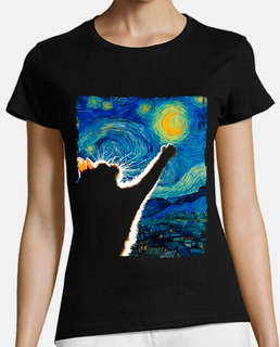 nuit étoilée les chat van gogh