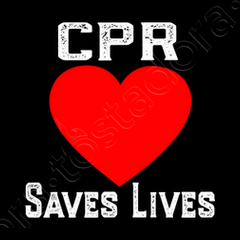 Nurse & Ems Apparel Cpr Saves Lives T-Shirt