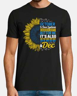 octobre est le mois de la sensibilisation au syndrome de down chemise de sensibilisation au syndrome