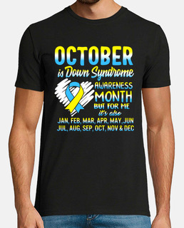 octobre est le mois de la sensibilisation au syndrome de down chemise de sensibilisation au syndrome