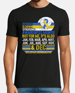 octobre est le mois de la sensibilisation au syndrome de down chemise de sensibilisation au syndrome
