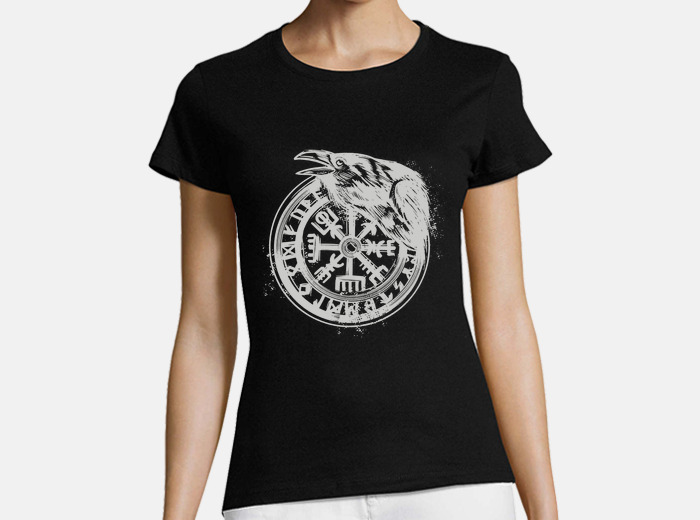 Vegvísir with Ravens Youth T-Shirt – gebotees