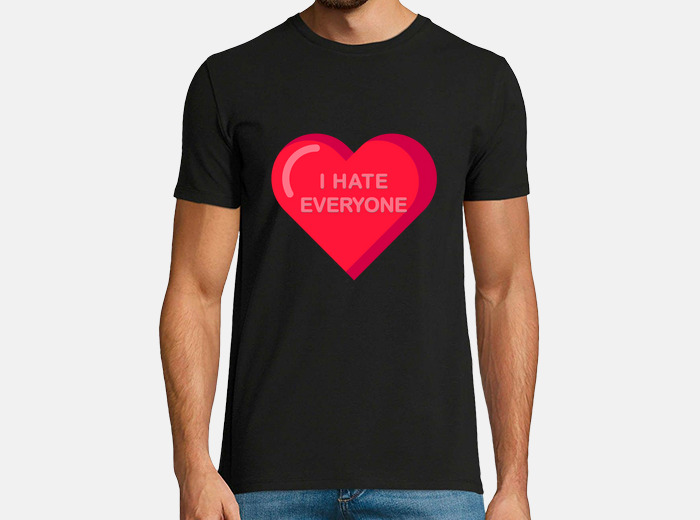 Maglietta top odio tutti