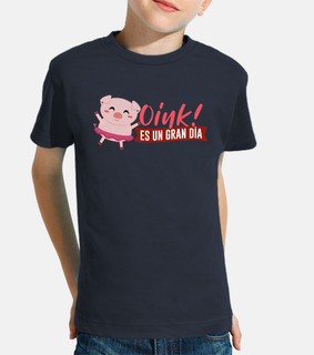oink è un grande giorno - t-shirt
