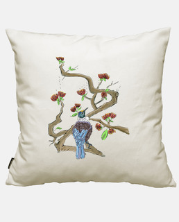oiseau et fleur