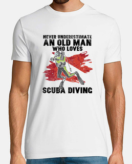 Old Man Diver Diving