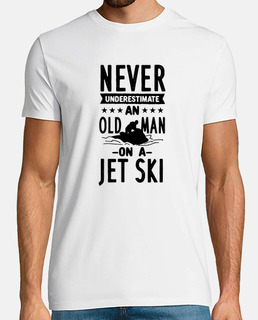 Old Man On A Jet Ski