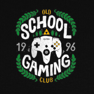 T-shirt club di gioco dlei old school