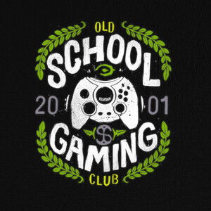 T-shirt old school gaming club - x box