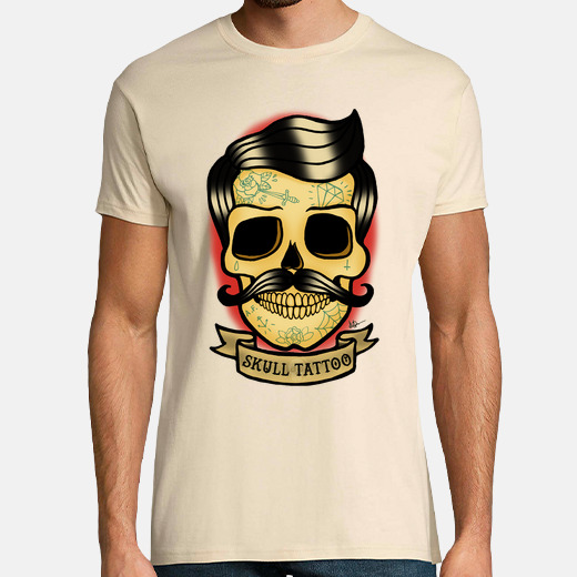 T shirt old skull Clearance