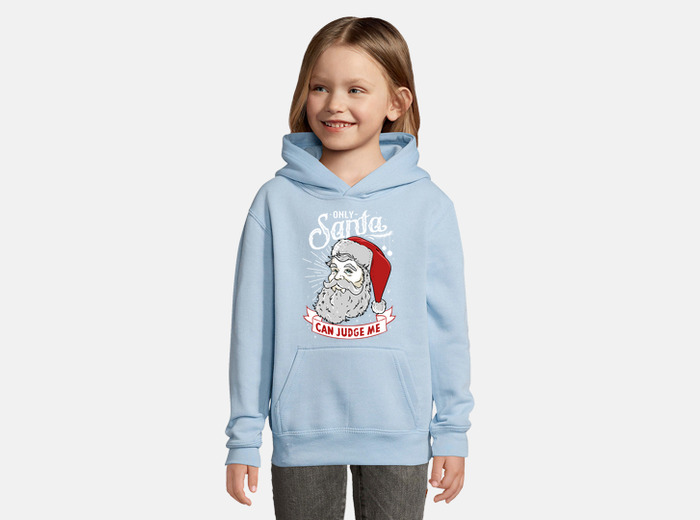 Only santa can judge me sweater hotsell