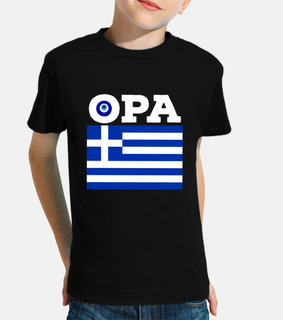 opa bandiera greca orgoglio grecia malo