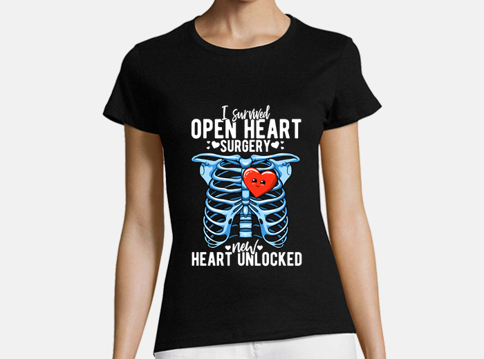★SURGERY★ Divearth crew X Surgery T-shirts Zip and Heart T-Shirt | Open Heart Surgery Survivor Zipper