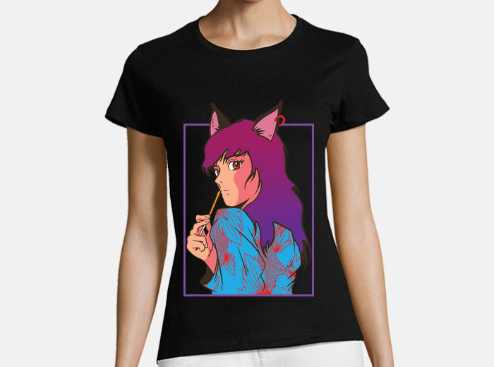 Camiseta orejas de gato anime | laTostadora Camiseta orejas de gato anime | laTostadora