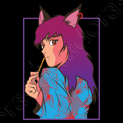 Camiseta orejas de gato anime | laTostadora Camiseta orejas de gato anime | laTostadora