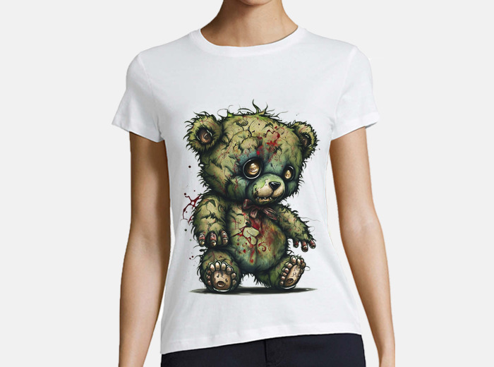 Camiseta oso de peluche zombie laTostadora