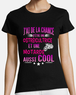 ostréicultrice et motarde