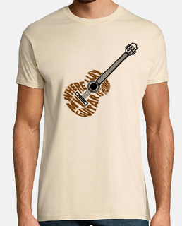 où je pose ma guitare est à la maison