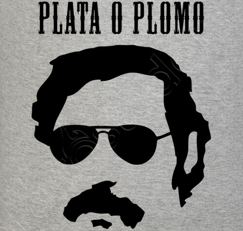 Pablo Escobar - Plata o Plomo t-shirt | tostadora.co.uk