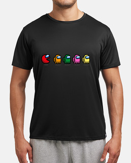 Pacman is among us - camiseta deportiva hombre