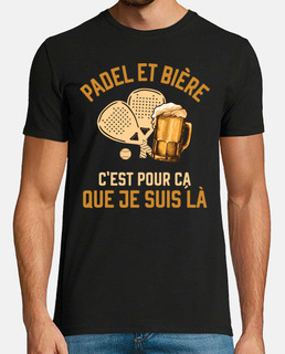 padel et bière joueur de padel