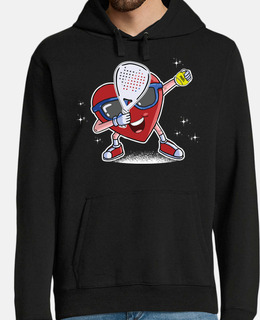 padel funny heart valentines day