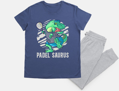 padel saurus rex padelista dinosaur