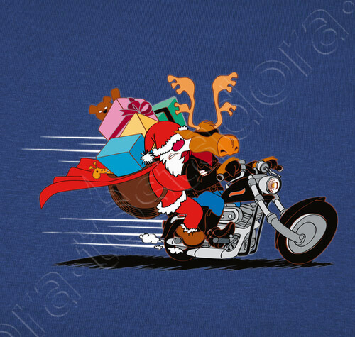 Père Noël avec son renne en moto https://www.tostadora.fr/bibine/pere_nohells/1240116
