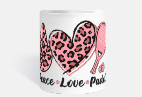 paix love padel mère joueur de padel