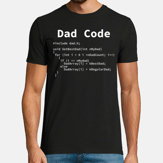 Camiseta papá programador papá friki de las comp | laTostadora