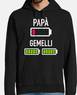 papà batteria scarica gemelli batteria 