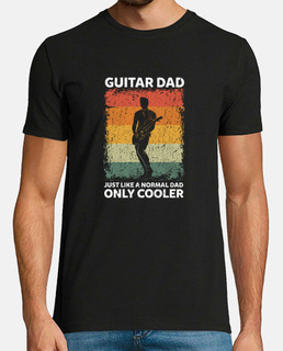 papá de guitarra vintage como un papá normal solo más genial
