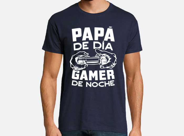 Camiseta papá día gamer noche regalo papá | laTostadora