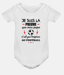 papa football cadeau bébé naissance