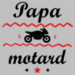 papa motard, cadeau motard, fête des pères, moto' Sweat à capuche