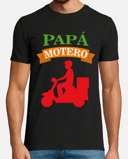 papa motero en moto