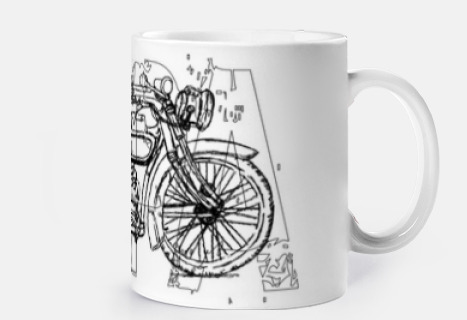 Papá motero. Taza