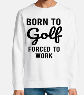 papà nato a golf costretto a lavorare