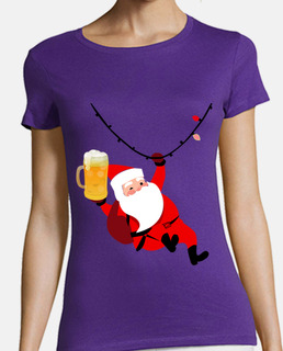 papa noel con cerveza