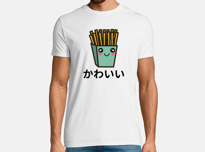 Camiseta papas fritas kawaii - anime lindo... | laTostadora