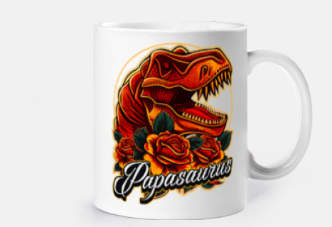 Papasaurus Papá Dinosaurio Padre