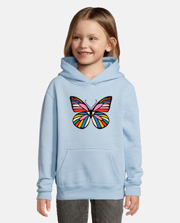 papillon joyeux multicolore